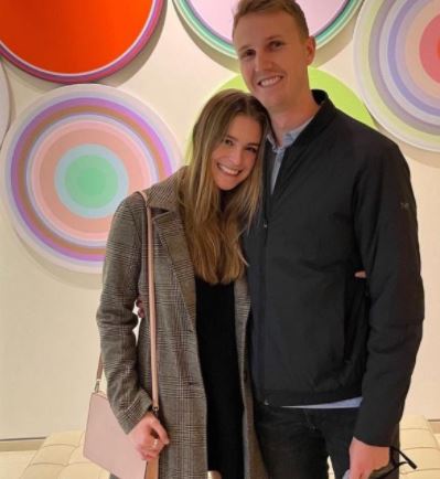 Chance Brooks with his girlfriend Lily Fess